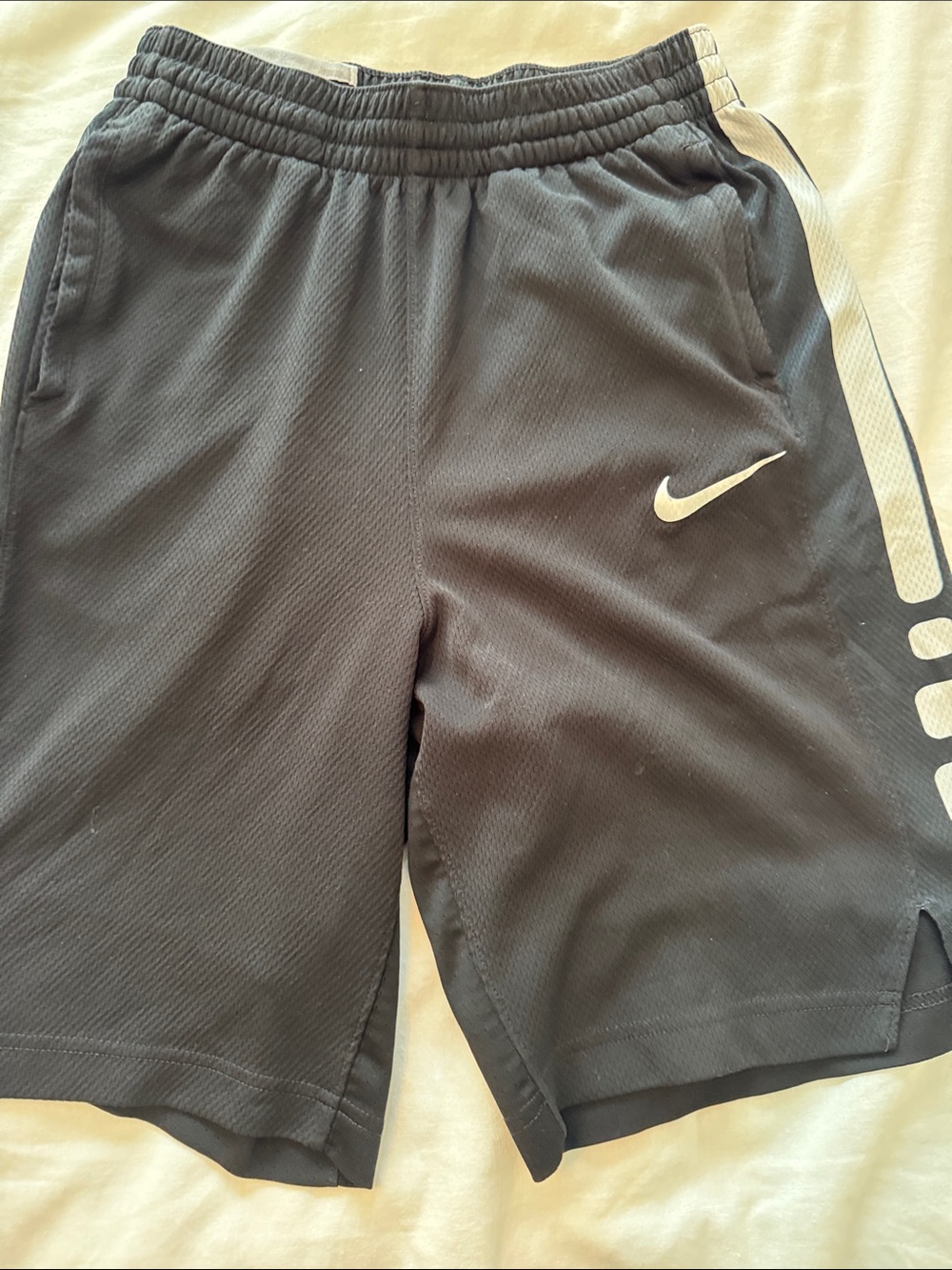 BUNDLE- Nike Dry-Fit Elite Youth XL Shorts  - White, Blue, Gray, Red, Black - Picture 11 of 12
